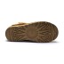 Ugg Mini Bailey Graphic Logo Suede Chestnut