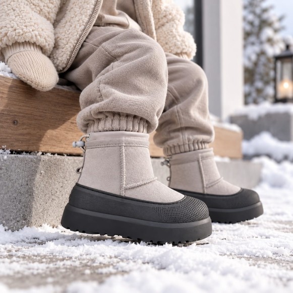 Детские мини угги UGG Kids Mini Weather Hybrid Smoke Plume
