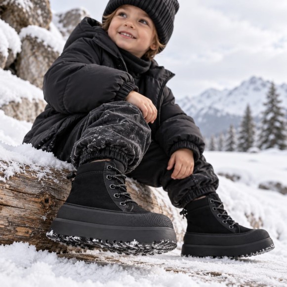 Детские ботинки UGG Kids Neumel Hybrid Black