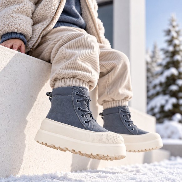 Детские ботинки UGG Kids Neumel Hybrid Obsidian Cobble Grey