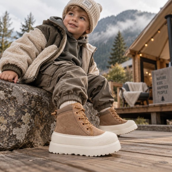 Детские ботинки UGG Kids Neumel Hybrid Whitecap/Chestnut