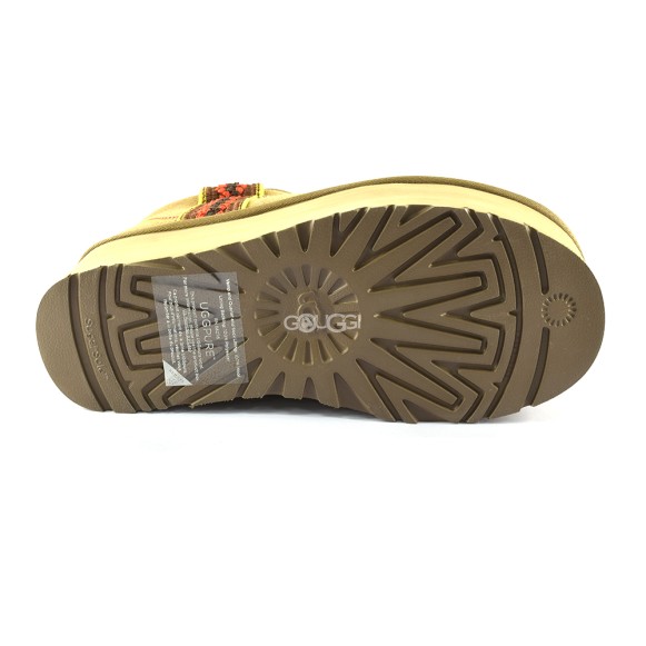 UGG Classic Ultra Mini Braid Platform Chestnut 