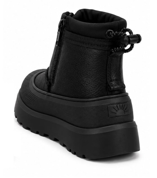 Детские мини угги UGG Kids Mini Weather Hybrid Black Leather