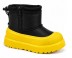 Детские мини угги UGG Kids Mini Weather Hybrid Black Leather Summer