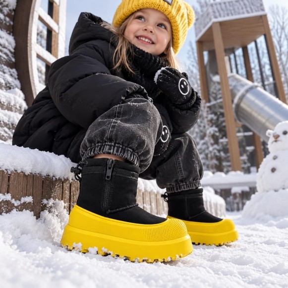 Детские мини угги UGG Kids Mini Weather Hybrid Black Summer