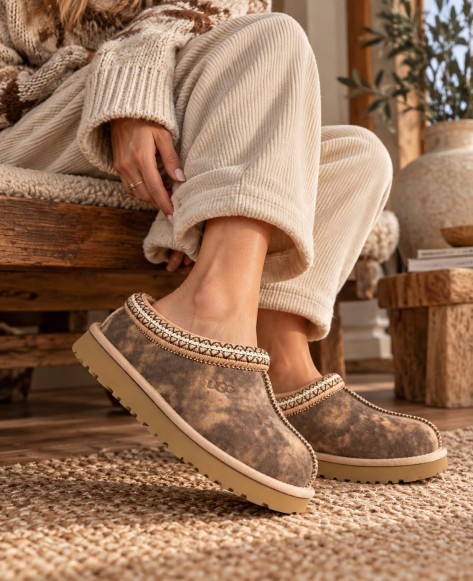 Женские слипоны Ugg Tasman Slippers Spotted