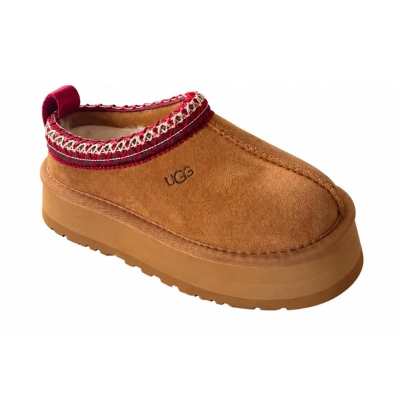 Детские слипоны на платформе Ugg Kids Tazz Chestnut