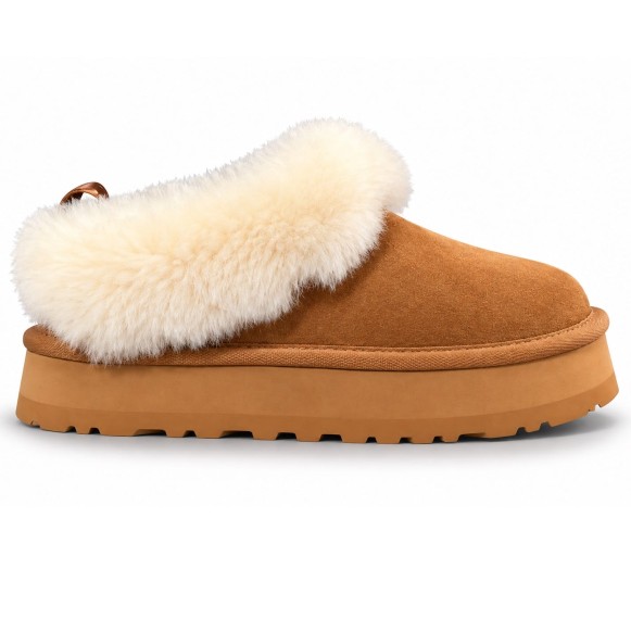 Детские слипоны на платформе Kids Tazelle Platform Chestnut