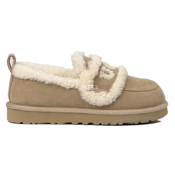Женские слипоны Ugg Classic Fat Ding Slip On Sand