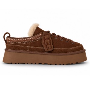 Heritage Lace-Up Slipper Hickory