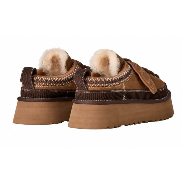 Женские слипоны на платформе Heritage Lace-Up Slipper Chestnut
