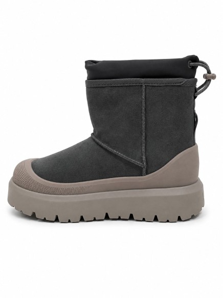 Женские мини угги Ugg Classic Mini Weather Hybrid Grey