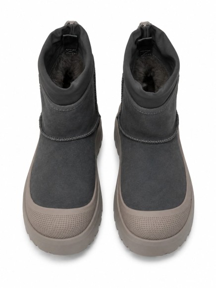 Женские мини угги Ugg Classic Mini Weather Hybrid Grey