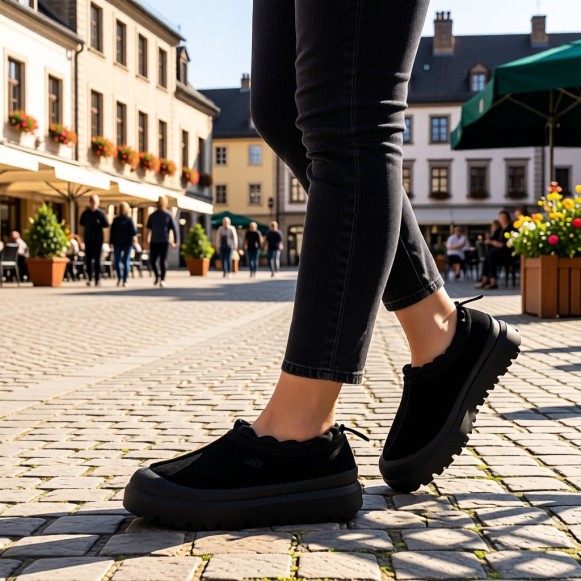 Женские слипоны Tasman Weather Hybrid - Black / Black