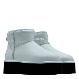Ugg Classic Mini Platform Leather White