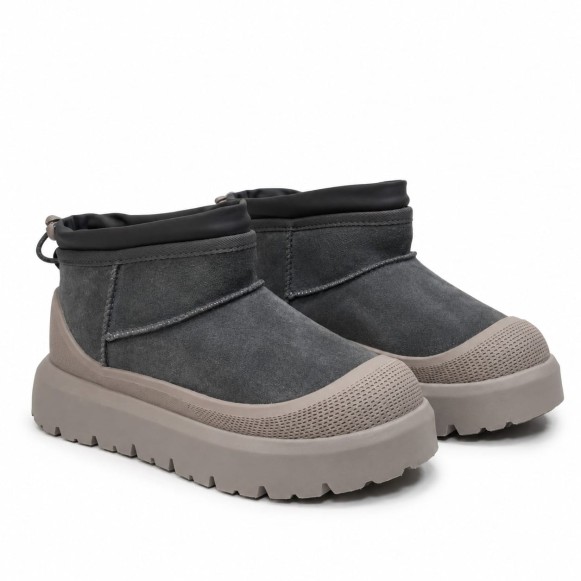 Женские ультра мини угги Ugg Ultra Mini Hybrid Grey