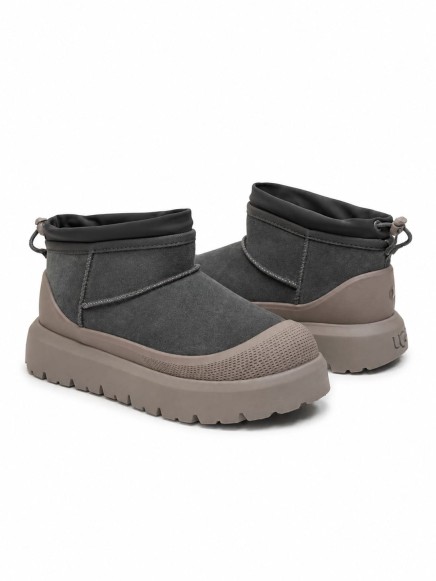 Женские ультра мини угги Ugg Ultra Mini Hybrid Grey