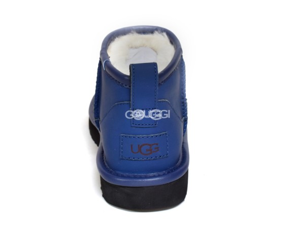 Ultra mini Leather Deep Navy