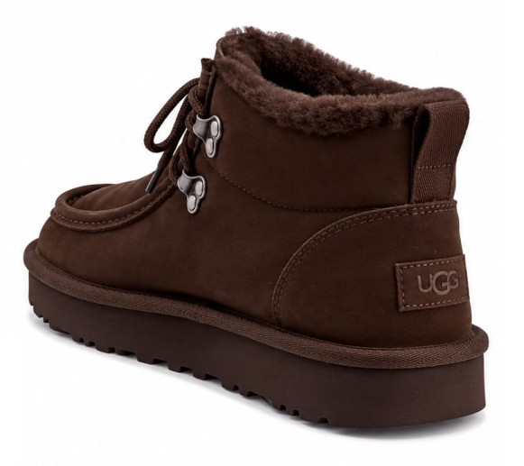 Мужские ботинки Ugg Mens Ambush Woven Boot Chocolate