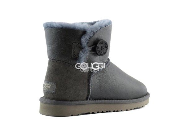 Bailey Button Mini Metallic Grey