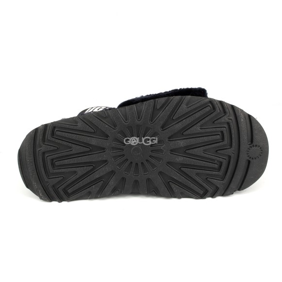 Disco Slide Seashell Dark Black