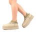 Женские угги на платформе Ugg Tazz Knit Mustard Seed