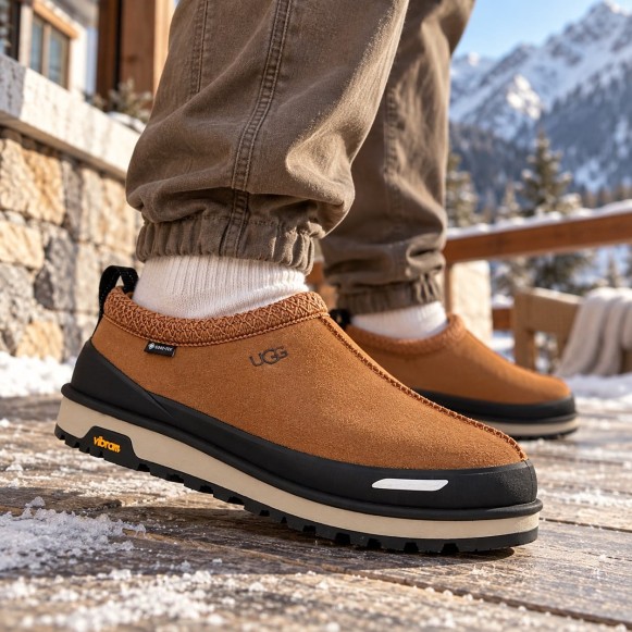 Мужские слипоны Ugg Mens Tasman Slipper Gtx Chestnut