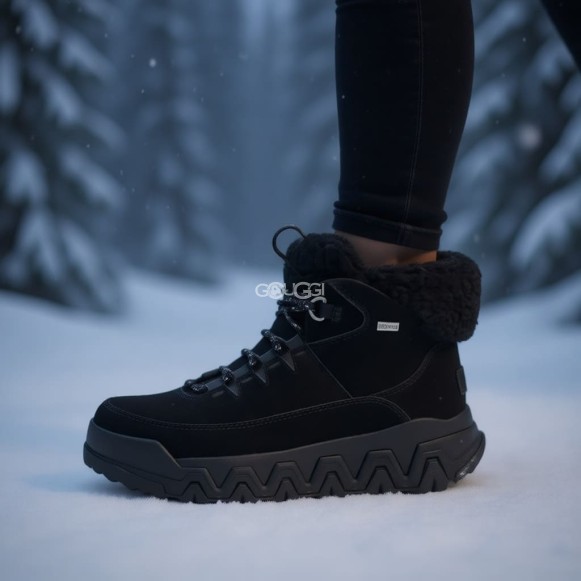 Женские ботинки TerreTrail Cozy Lace Boot Black