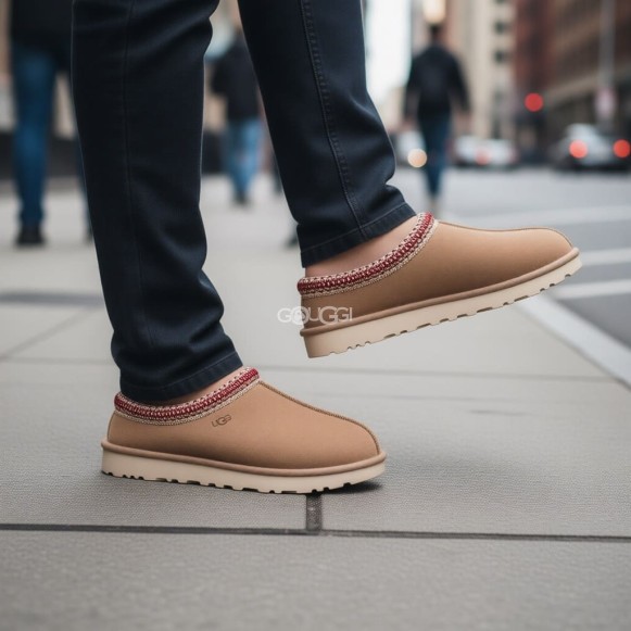 Женские слипоны Tasman Slippers Sand Dark Cherry