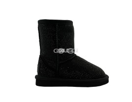 Kids UGG Classic Serein II Black 