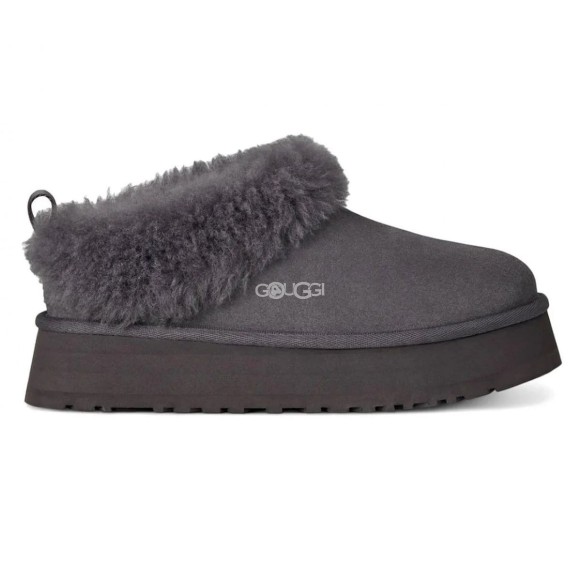 Женские слипоны на платформе Ugg Platform Tazzelle Grey