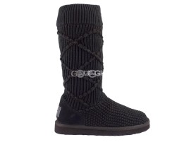 Classic Argyle Knit Black