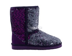 Classic Short Sparkles Camo Violet
