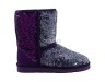 Classic Short Sparkles Camo Violet