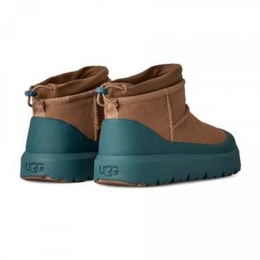 Женские ультра мини угги UGG Australia Ultra Mini Weather Hybrid - Chestnut / Marina blue