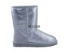 Classic Short Metallic Silver